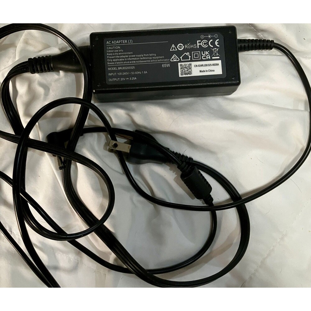 65W Black AC Adapter Power Module For Lenovo 20V 3.25A BRJ65200325 CN-024RJ20